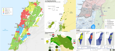 Previa del contendedor conflicto Israel Hezbolá en Líbano