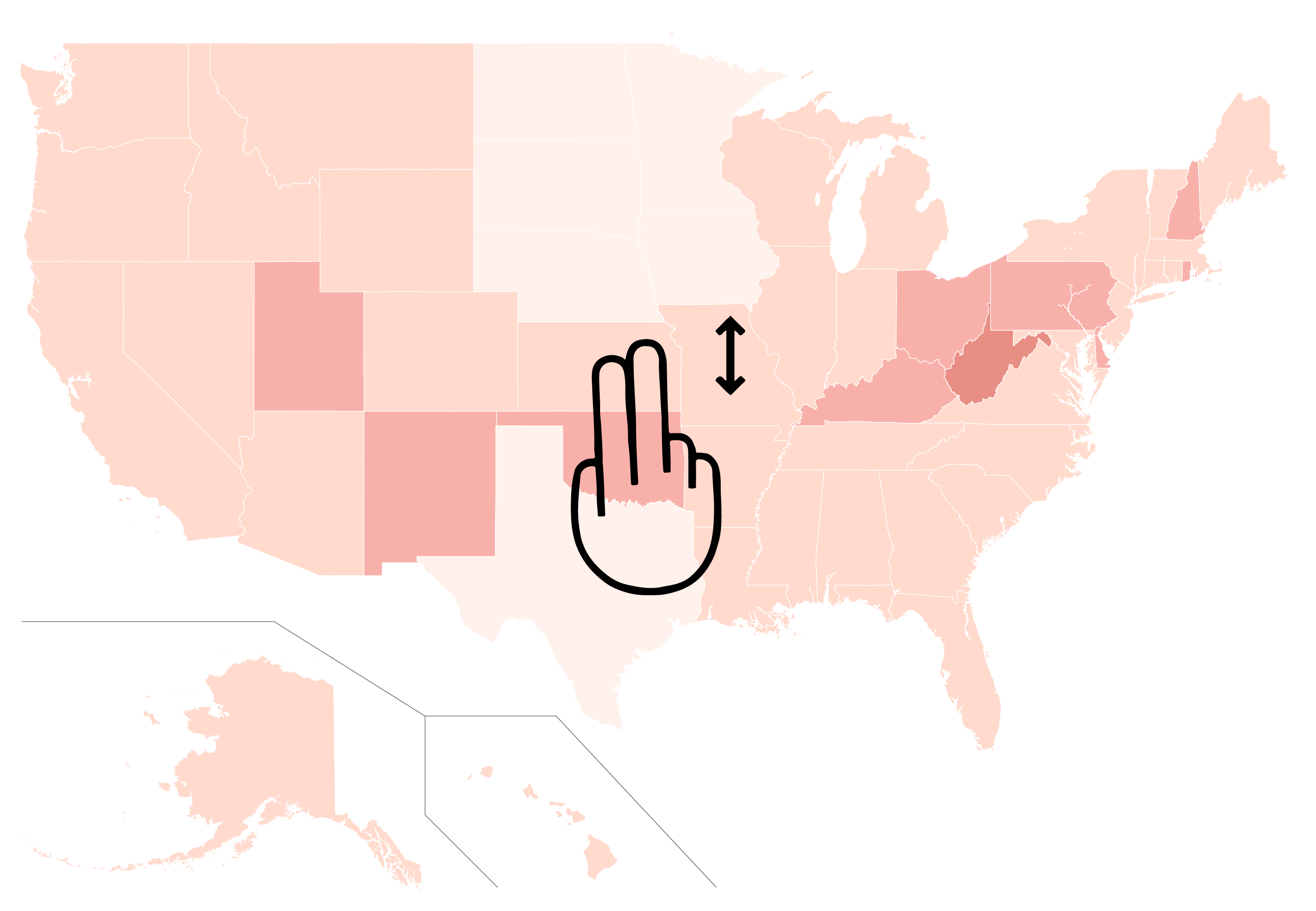 mapa sobredosis estados unidos 2014 scroll