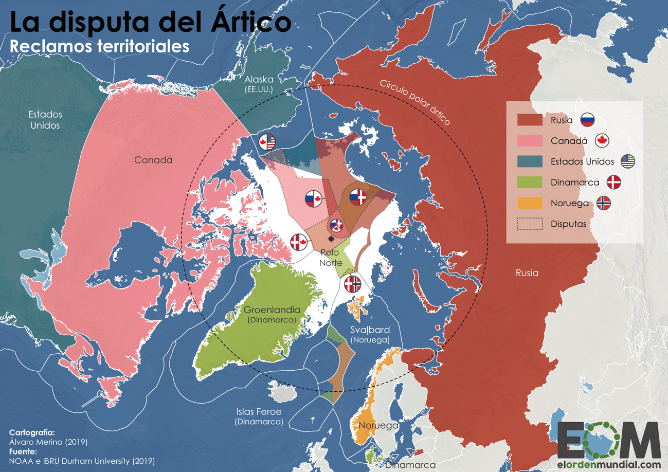 disputas ártico Groenlandia 