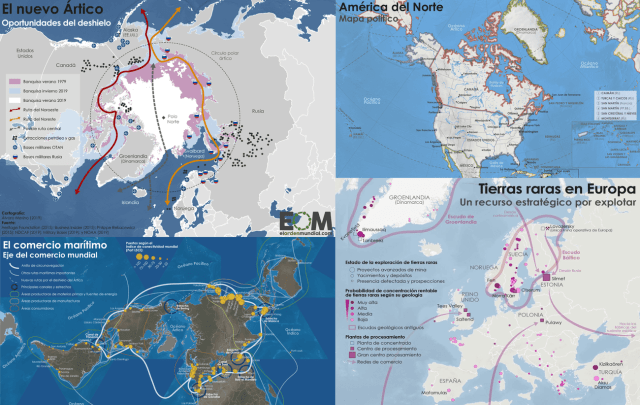 Cinco mapas para entender por qué Trump quiere Groenlandia