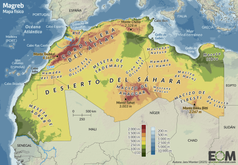 El mapa político de Marruecos - Mapas de El Orden Mundial - EOM