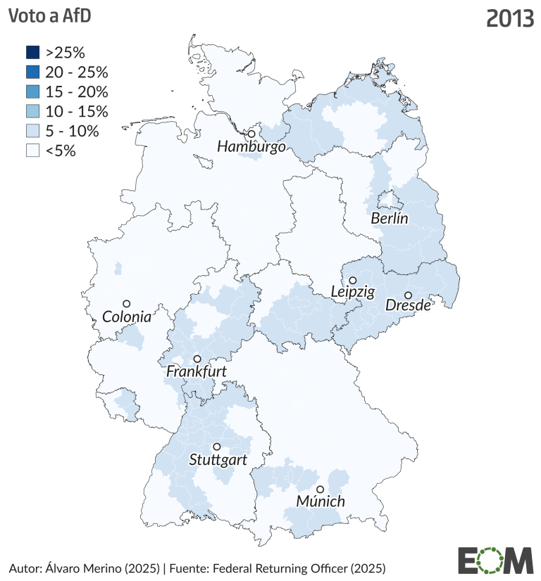 La geografía electoral de AfD: el mapa del voto a la ultraderecha en ...
