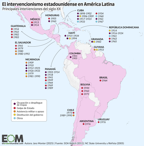 Las disputas territoriales en América Latina y el Caribe - Mapas de El