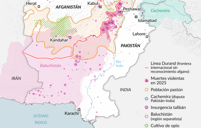 ¿Por qué Pakistán y Afganistán están enfrentados?