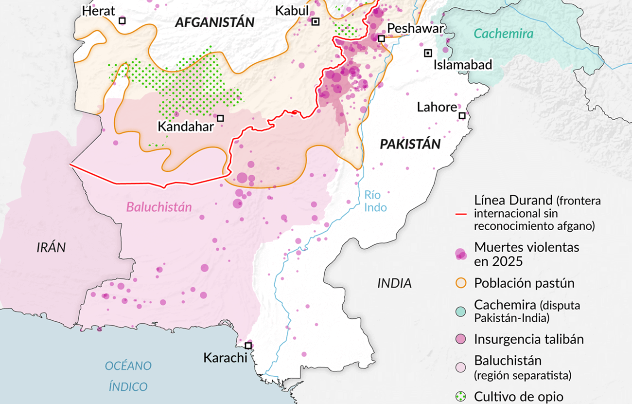 ¿Por qué Pakistán y Afganistán están enfrentados?