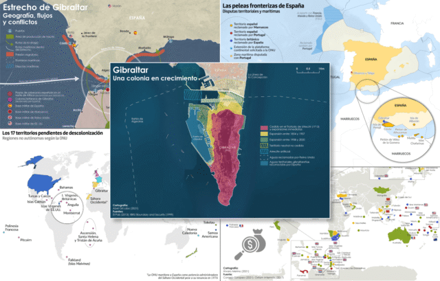 Adiós a la verja. Seis mapas para entender las relaciones entre España y Gibraltar